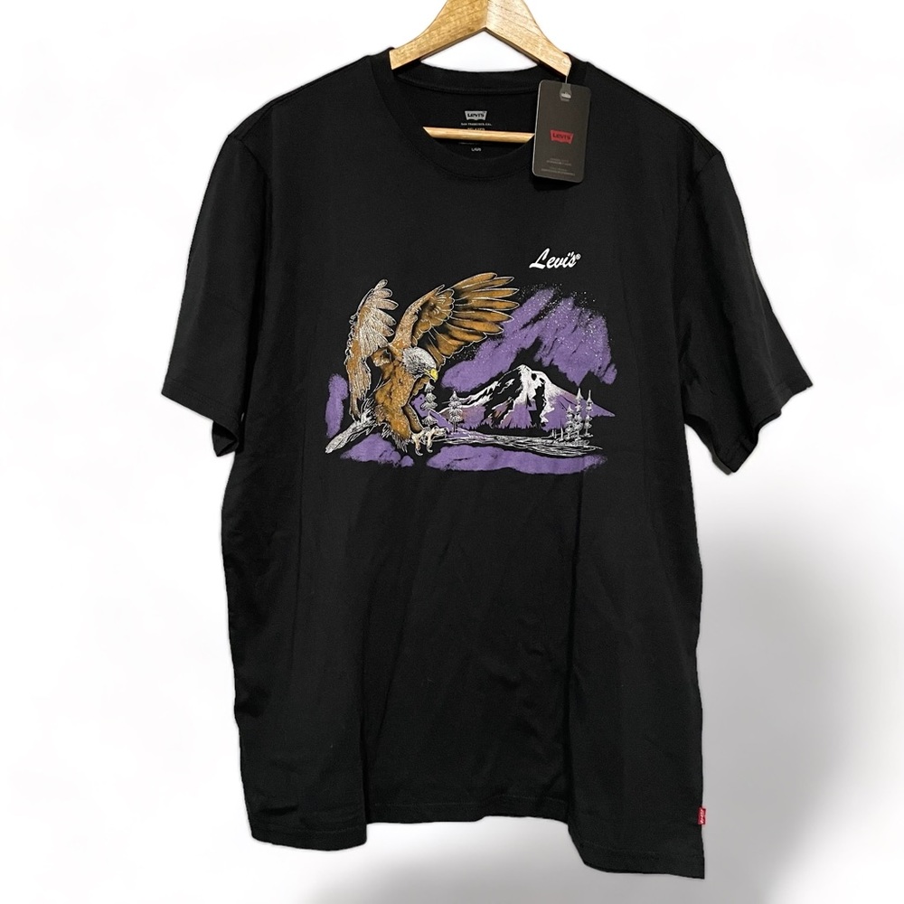 LEVIS T-Shirt - Mens Large - Flying‎ Eagle